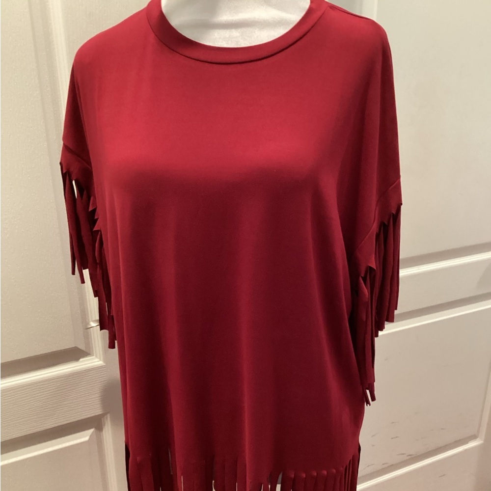 Fringe Sleeve Top
